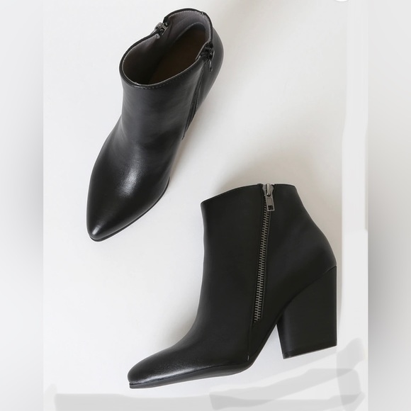8 Women’s Seven Dials Black Vegan Leather Bootie - Picture 3 of 9